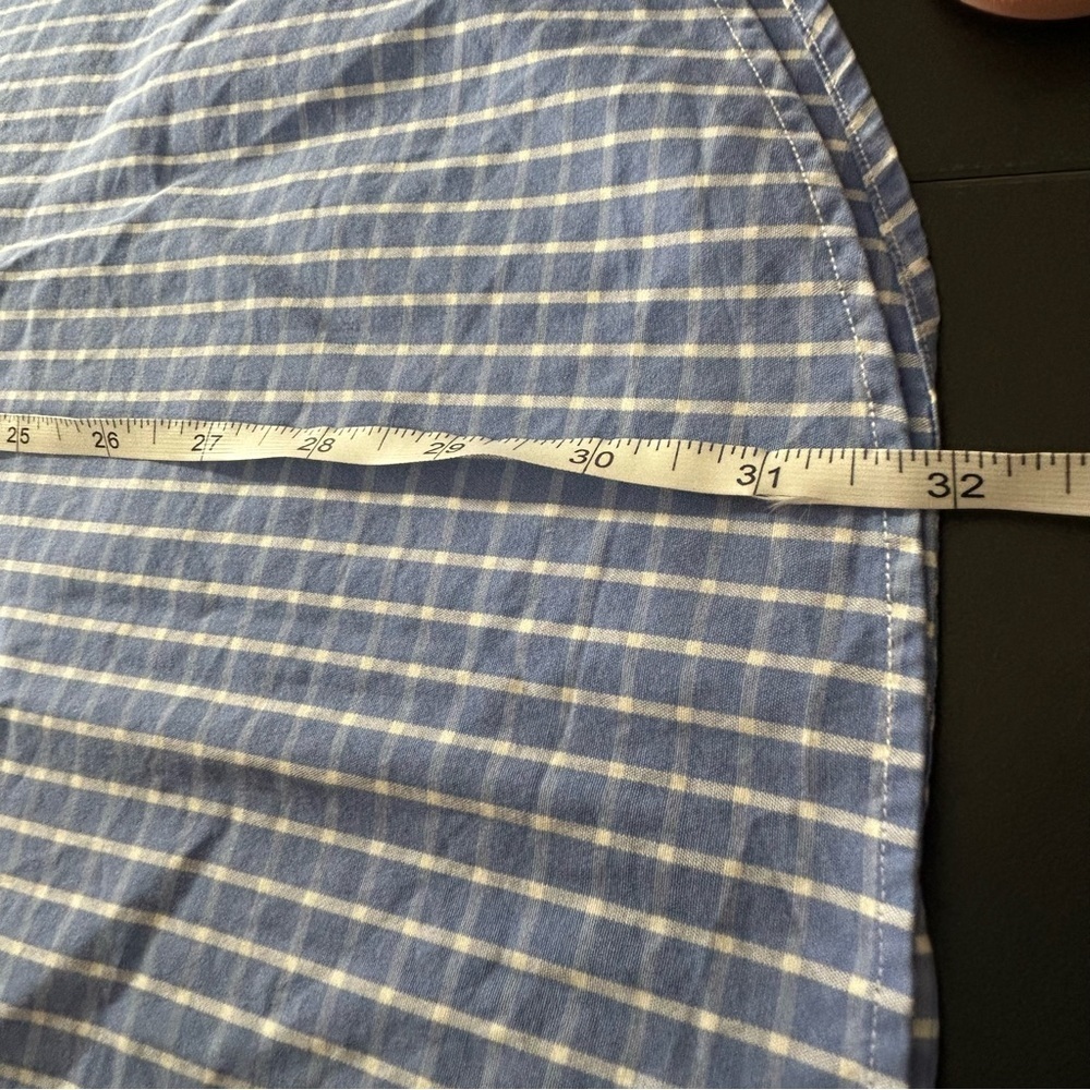 POLO Ralph Lauren Button Down Shirt Men's Blake Blue White Gingham Check Size XL - Picture 7 of 7